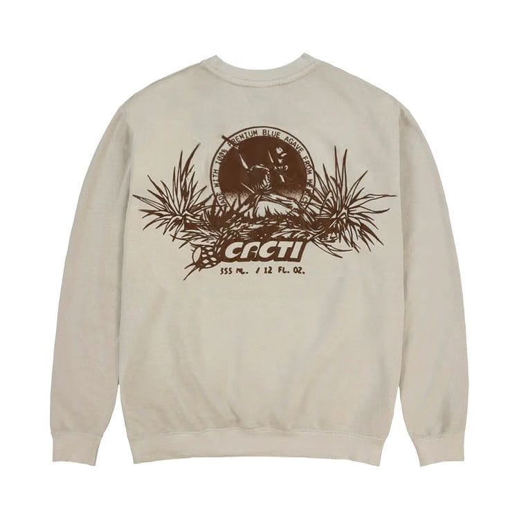 Cactus Jack by Travis Scott Cacti Mono Heritage Crewneck Ivory