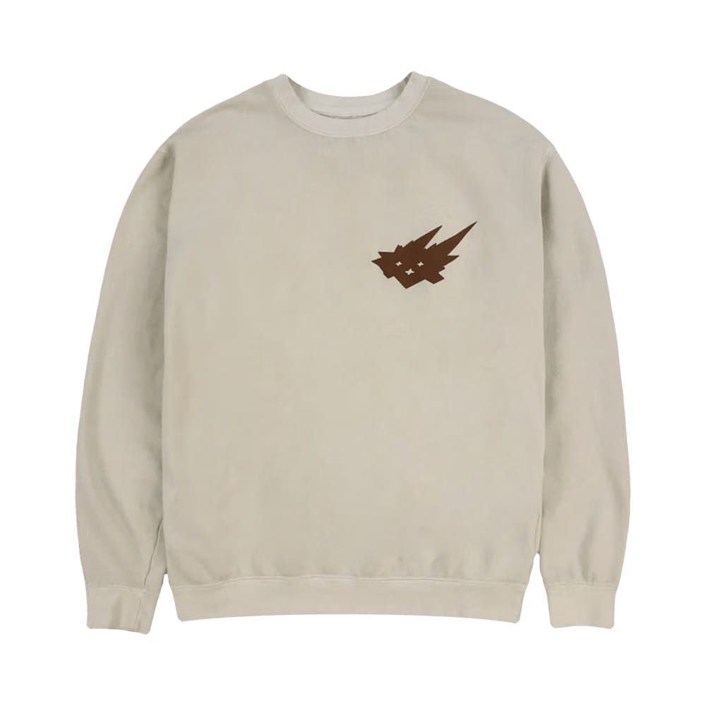 Cactus Jack by Travis Scott Cacti Mono Heritage Crewneck Ivory