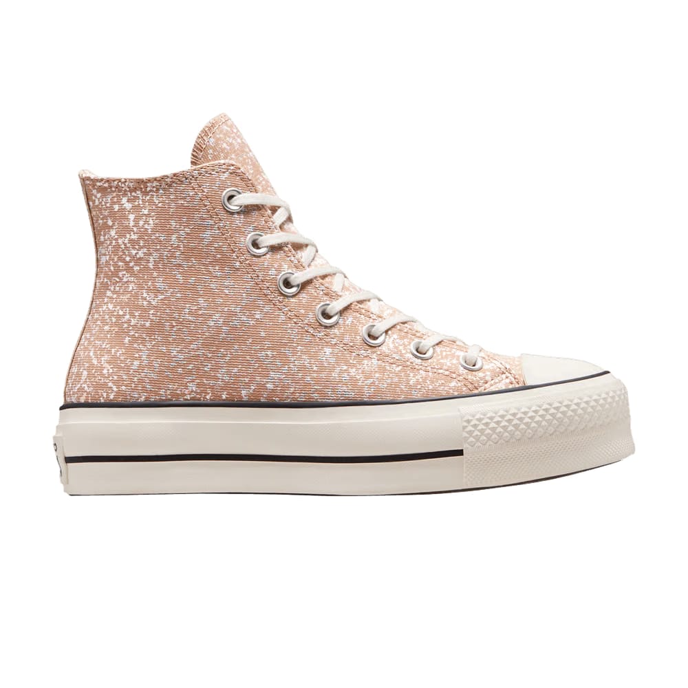 Converse Wmns Chuck Taylor All Star Lift Platform High 'Glitter - Dusty Cinder'
