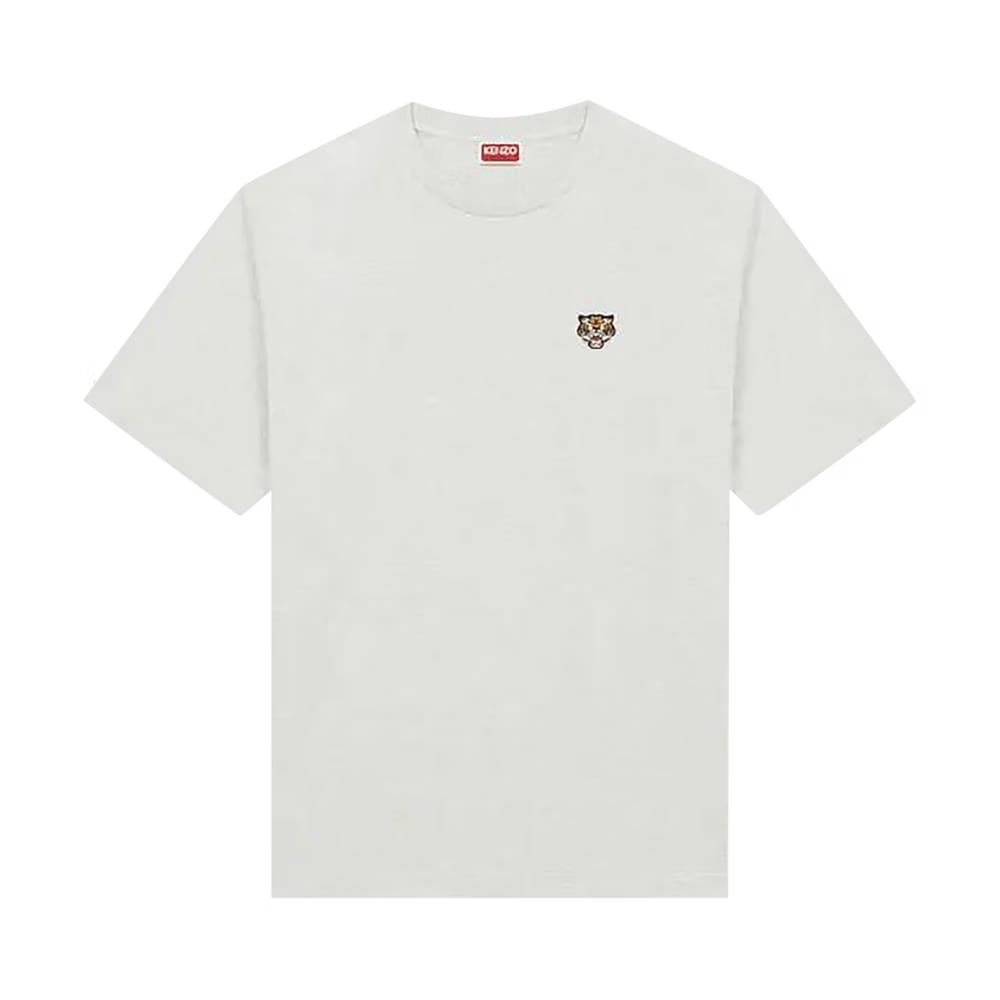 Kenzo Lucky Tiger Classic T-Shirt Pale Grey
