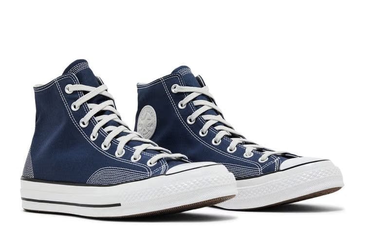Converse Chuck 70 High Multi-Stitch Cotton - Navy