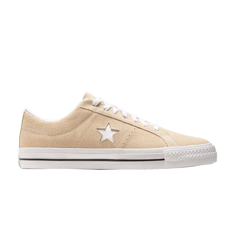 Converse One Star Pro Vintage Suede Low Oat Milk