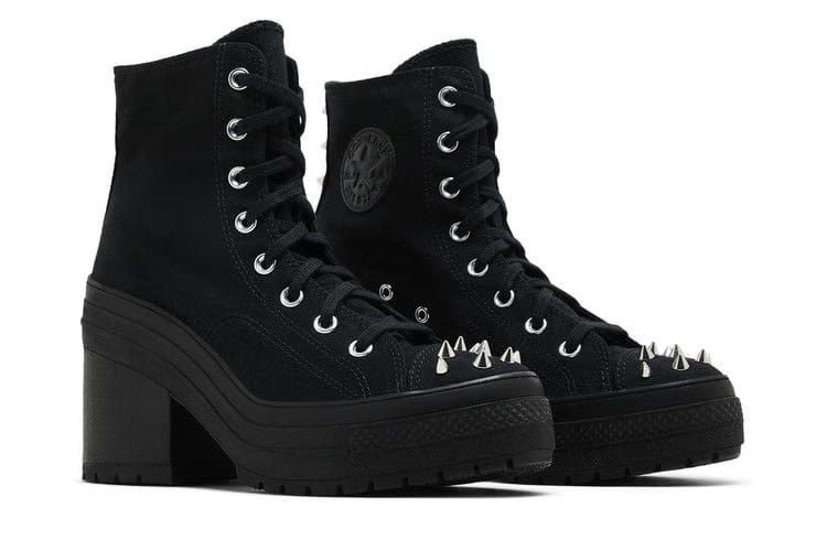 Converse Wmns Chuck 70 De Luxe Heel Platform High 'Studded - Black'