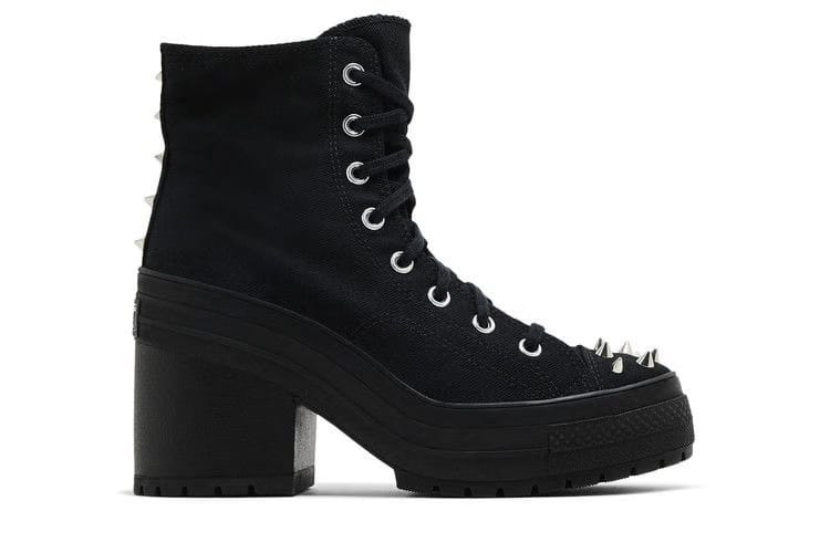 Converse Wmns Chuck 70 De Luxe Heel Platform High 'Studded - Black'