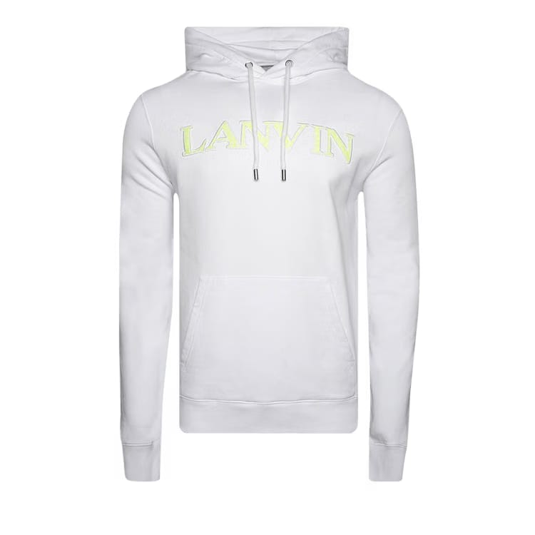 Lanvin Fleece Eusebio Hoodie Optic White