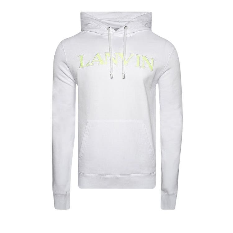 Lanvin Fleece Eusebio Hoodie Optic White