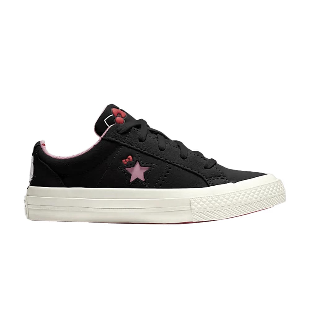 Hello Kitty x Converse One Star Suede Low Top GS Black