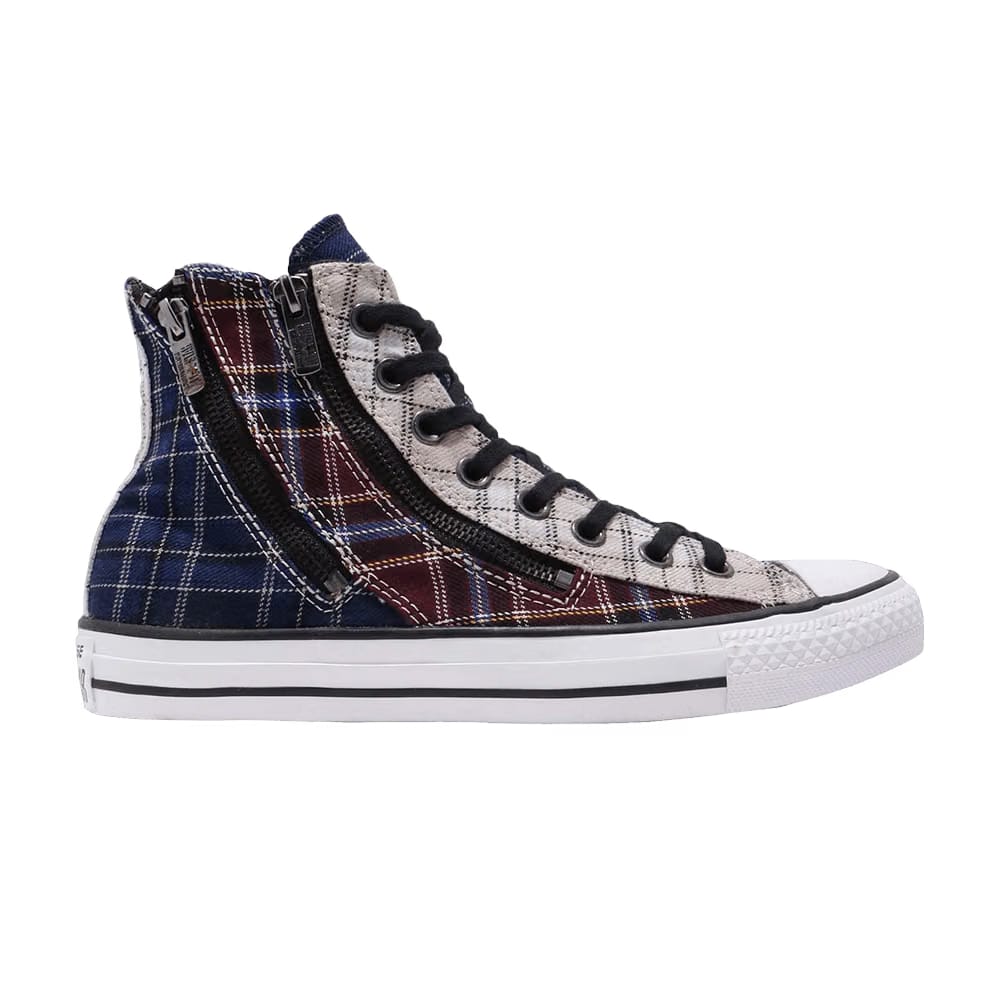 Converse Wmns Chuck Taylor All Star Double Zip Hi 'Blue Plaid'