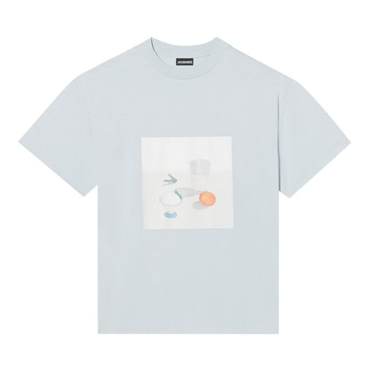 Jacquemus Le T-Shirt Tableau Print Still Life Blue