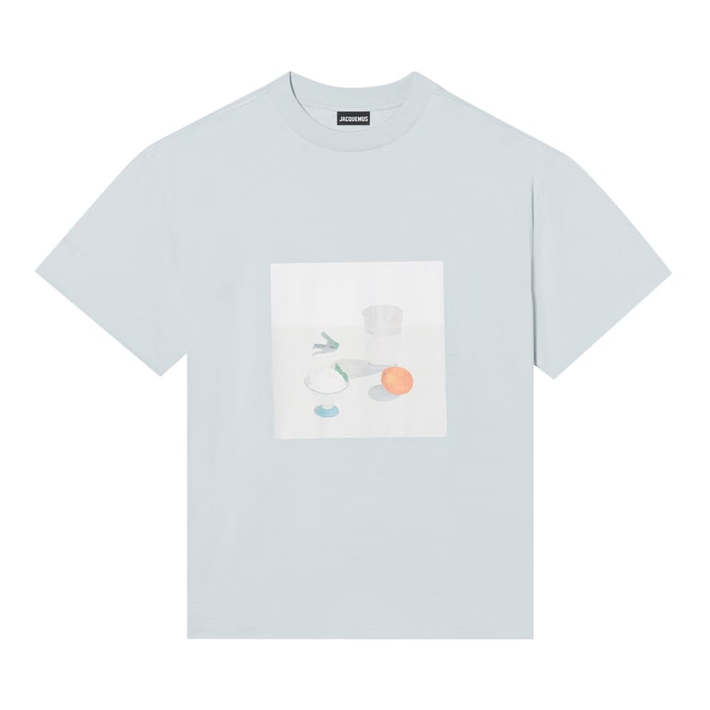 Jacquemus Le T-Shirt Tableau Print Still Life Blue