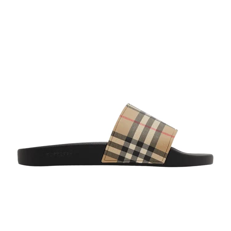 Burberry Check Slide Archive Beige