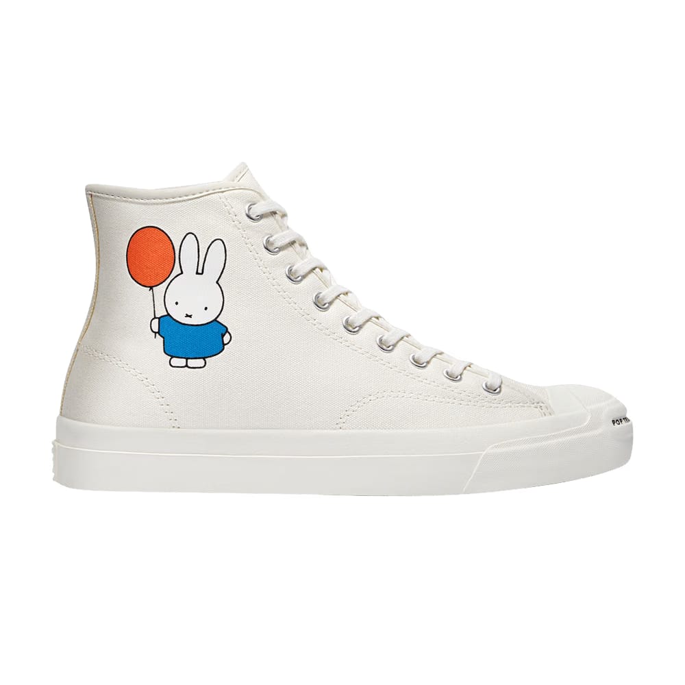 POP Trading Company x Converse Jack Purcell Pro High Miffy - Egret