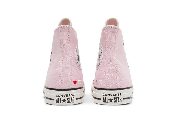 Converse Wmns Chuck Taylor All Star High 'Embroidered Hearts - Cherry Blossom'