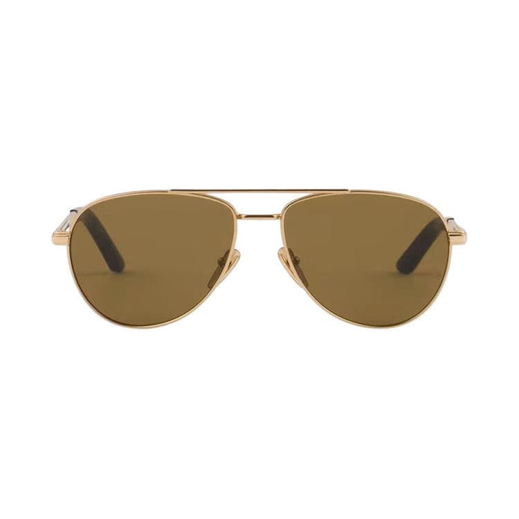 Prada Aviator Sunglasses Gold