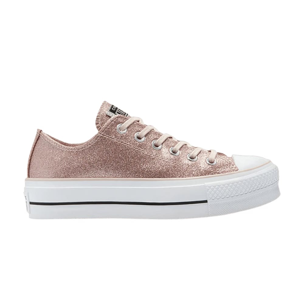 Converse Wmns Chuck Taylor All Star Platform Low 'Silt Red Glitter'