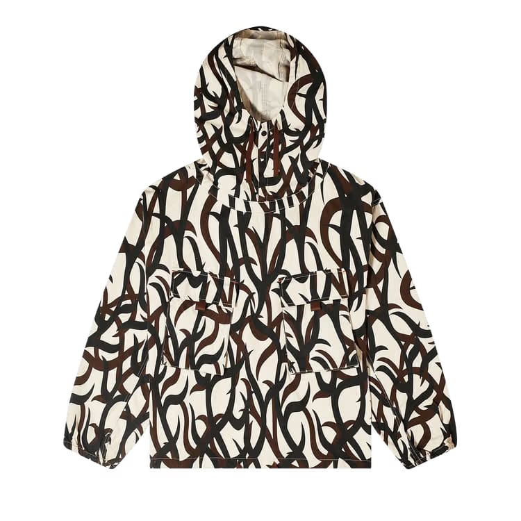 Brain Dead All Terrain Military Smock Jacket Cream