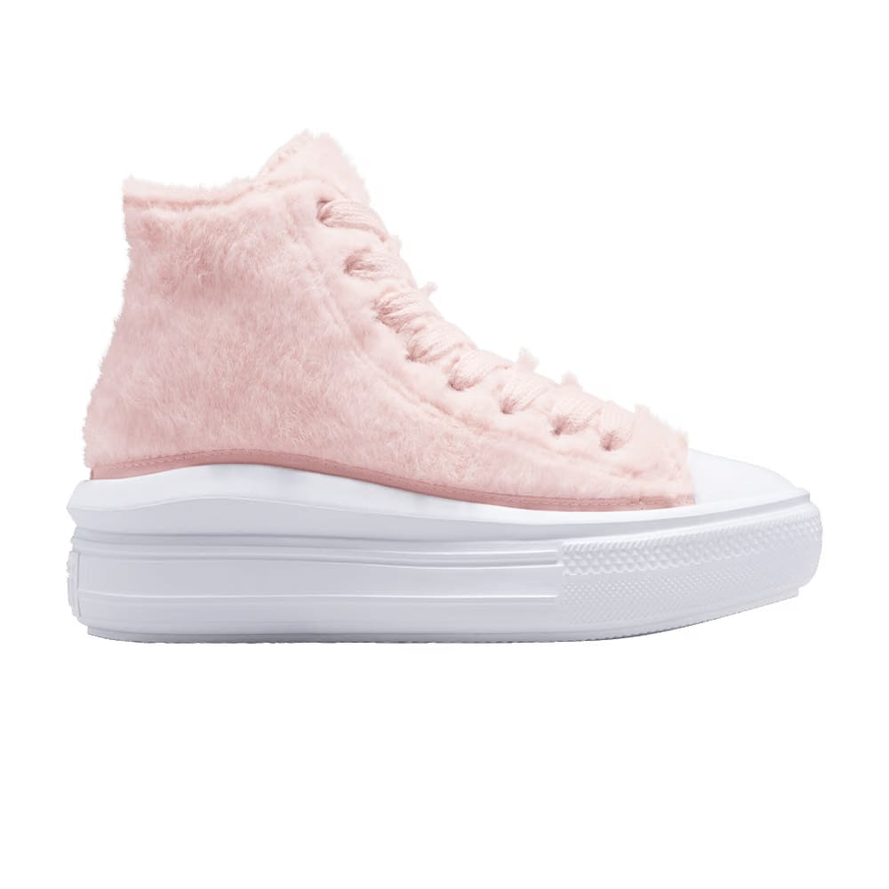 Converse Wmns Chuck Taylor All Star Move Platform High 'Faux Fur - Warm Quarry'