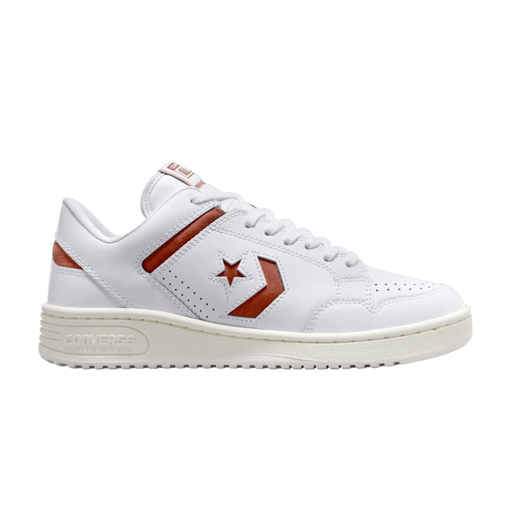Converse Weapon Low White Nutshell Brown