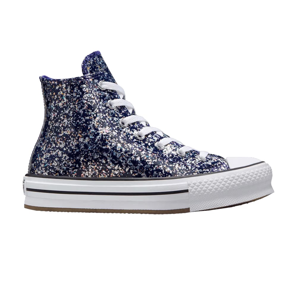 Converse Chuck Taylor All Star EVA Lift High GS Glitter - Night Indigo