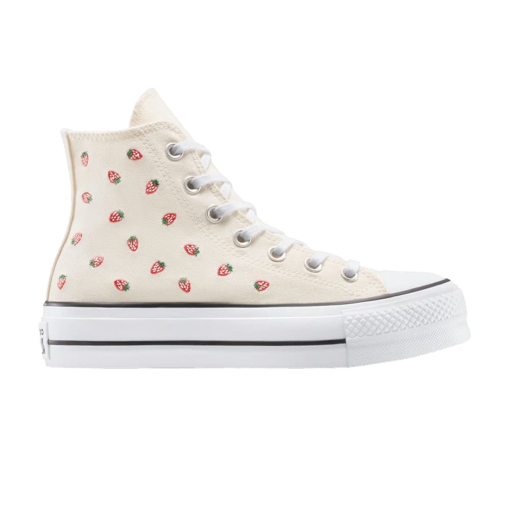 Converse Wmns Chuck Taylor All Star Lift Platform High 'Embroidered Strawberries'