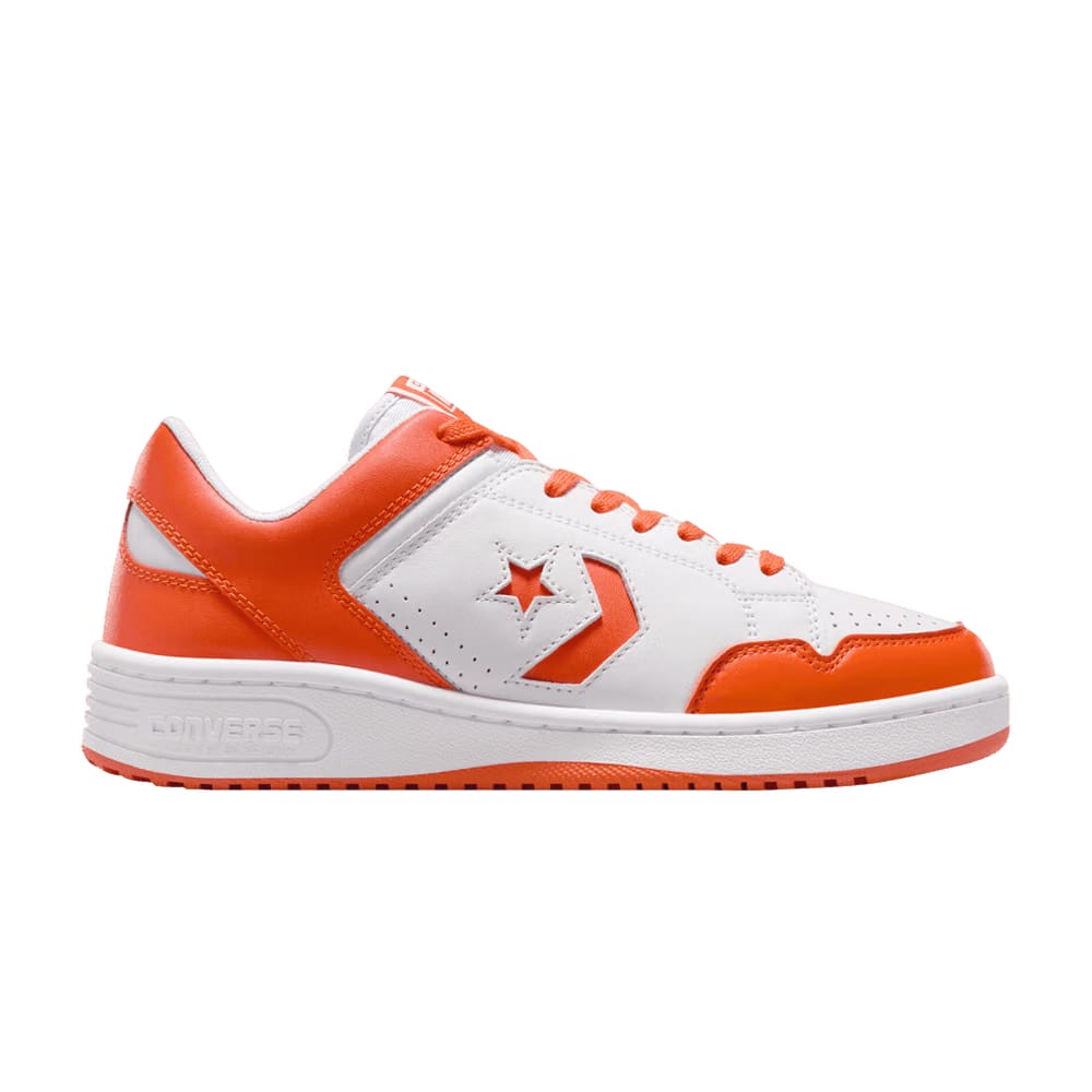 Converse Weapon Low White Orange