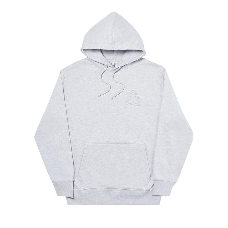 Palace De Boss P3 Hoodie Grey Marl
