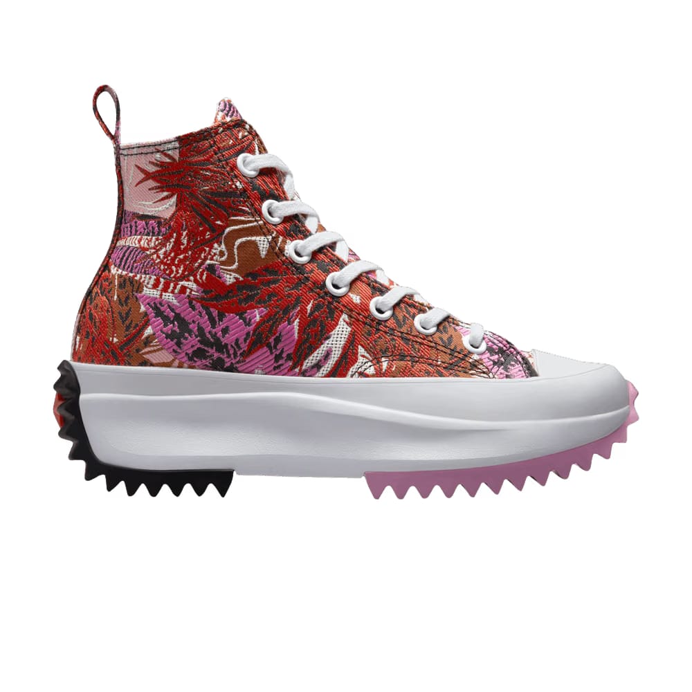 Converse Run Star Hike Platform High Tropical Florals