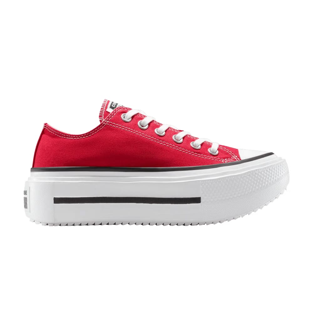 Converse Chuck Taylor All Star Lift Double Stack Platform Low Red