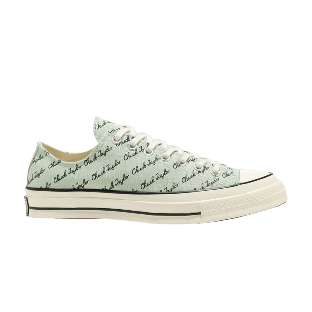 Converse Chuck 70 Low Scripted Signature Print - Green Oxide