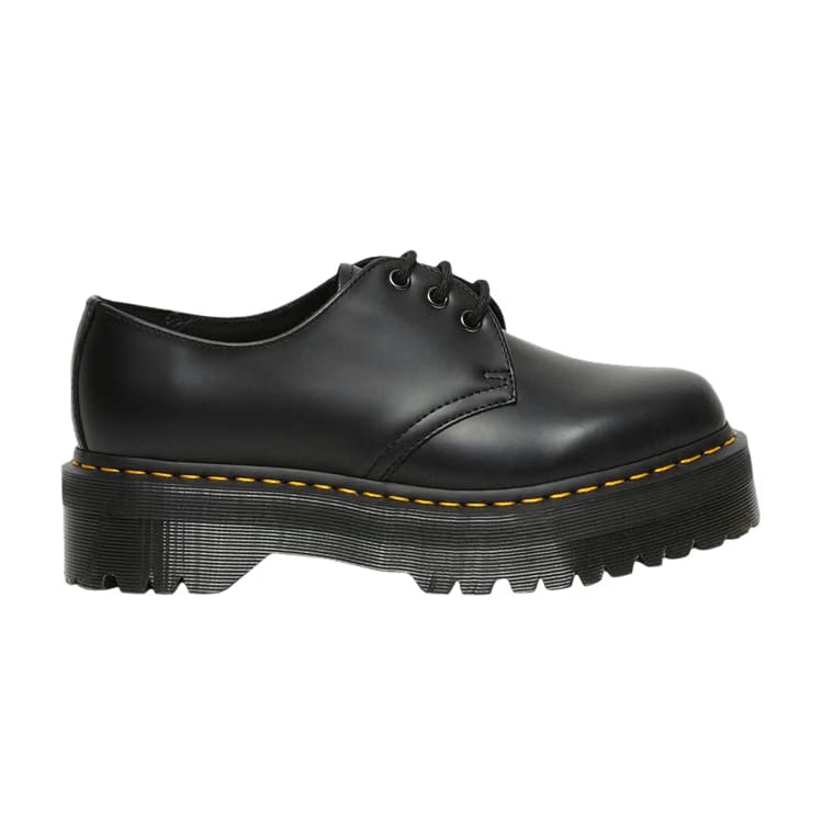 1461 Smooth Leather Platform Black