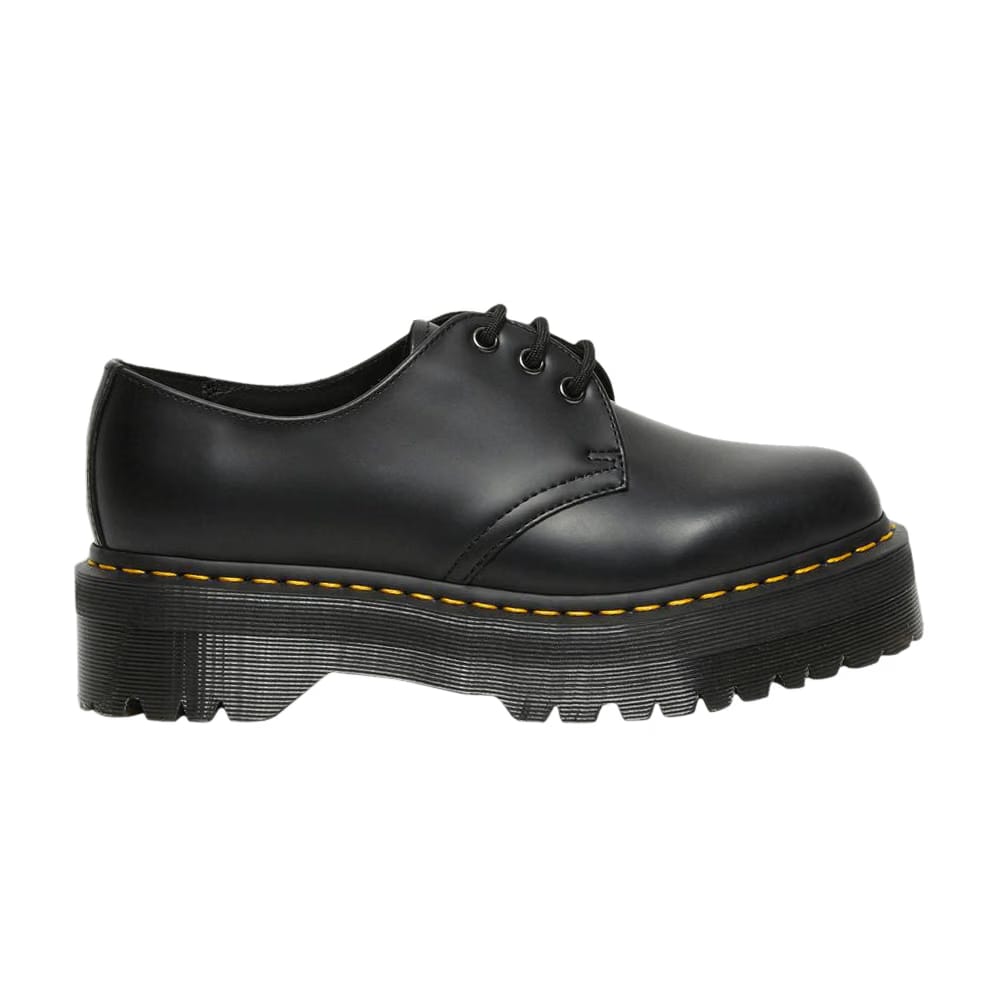 1461 Smooth Leather Platform Black