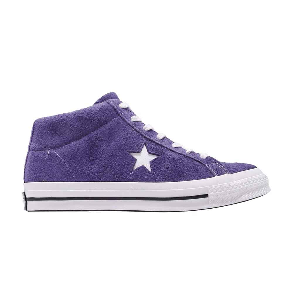 Converse One Star Mid Purple Fuzz