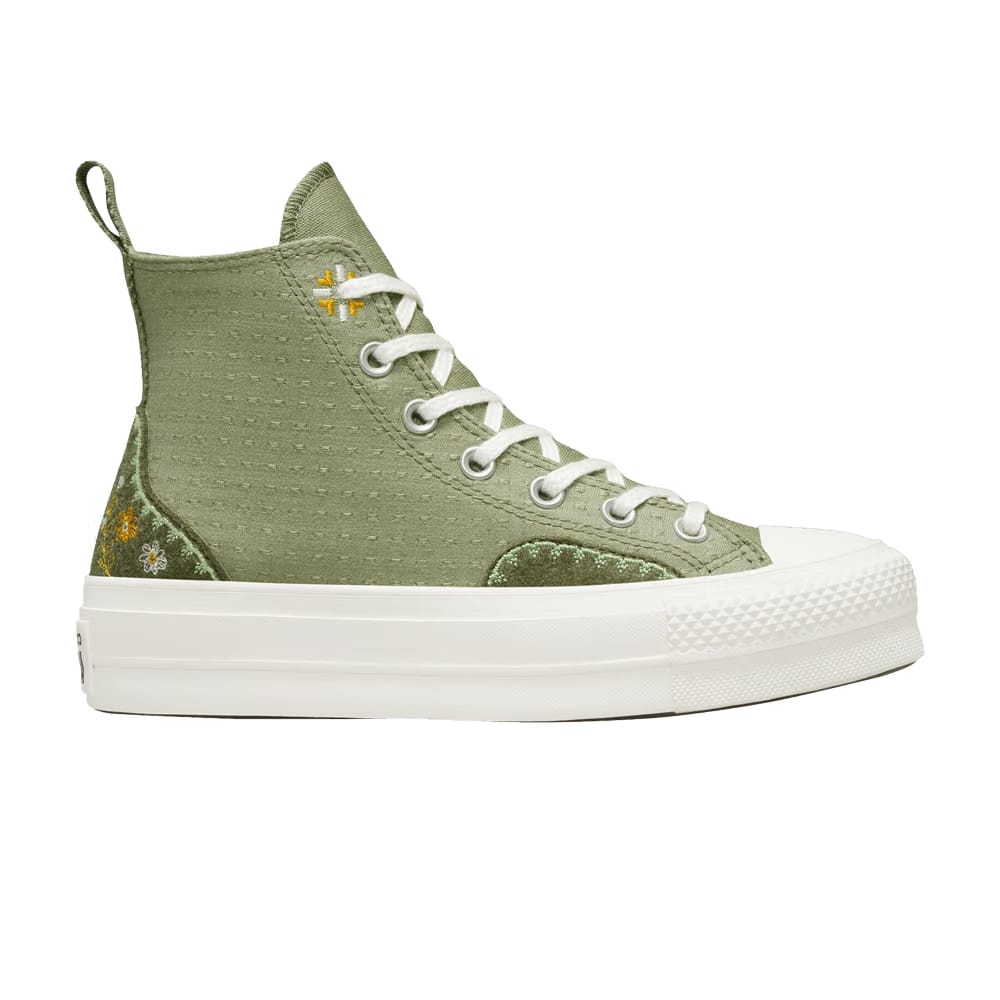 Converse Wmns Chuck Taylor All Star Lift Platform High 'Autumn Embroidery - Light Field Surplus'