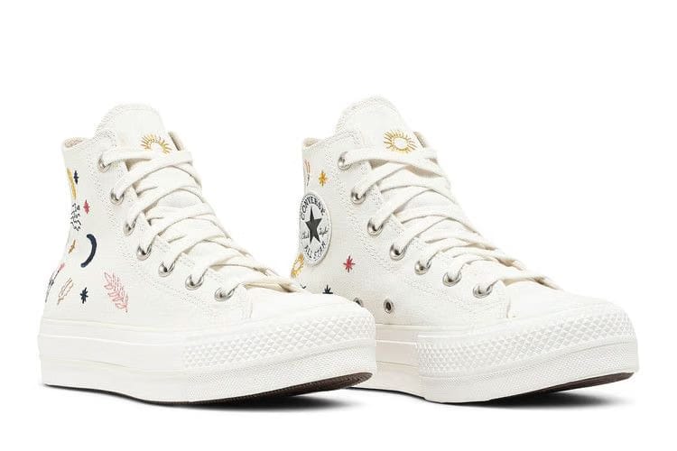 Converse Wmns Chuck Taylor All Star Platform High 'It's Okay To Wander - Egret'