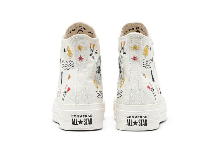 Converse Wmns Chuck Taylor All Star Platform High 'It's Okay To Wander - Egret'