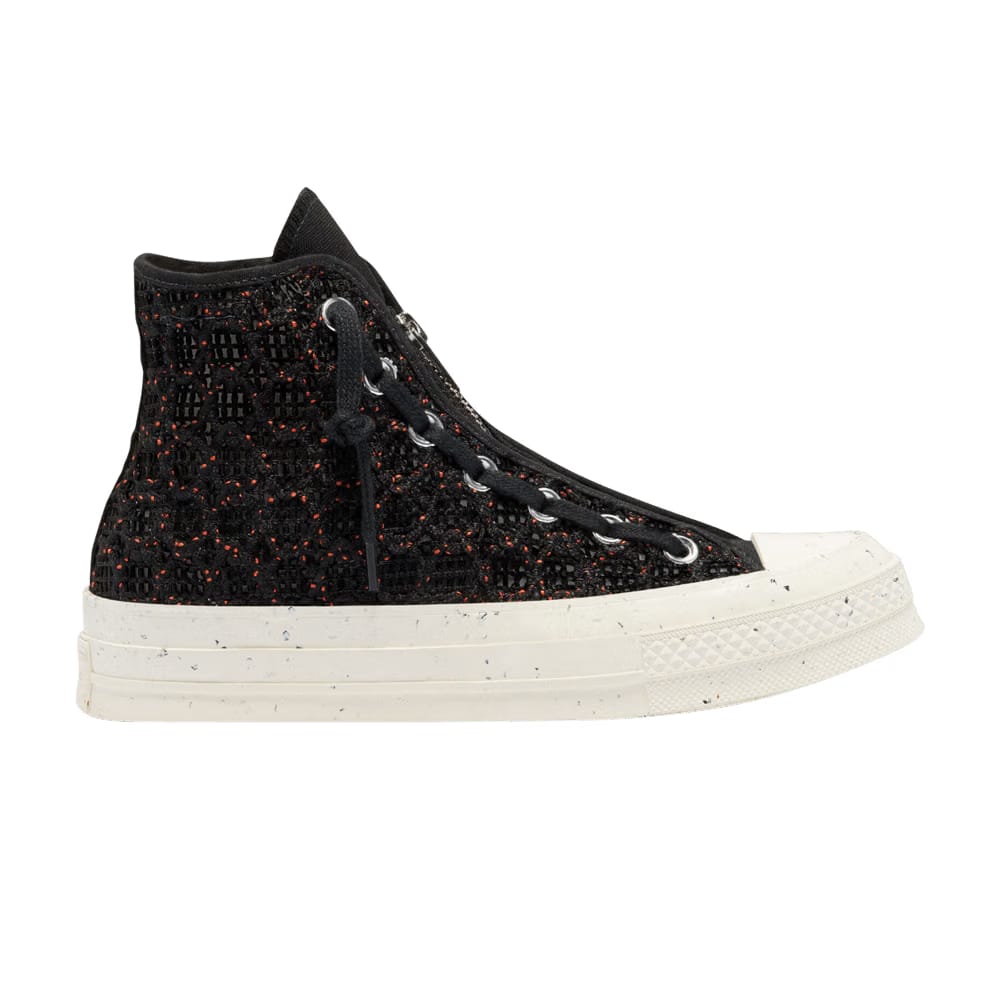 Converse Wmns Chuck 70 High 'Speckled Black Crochet'