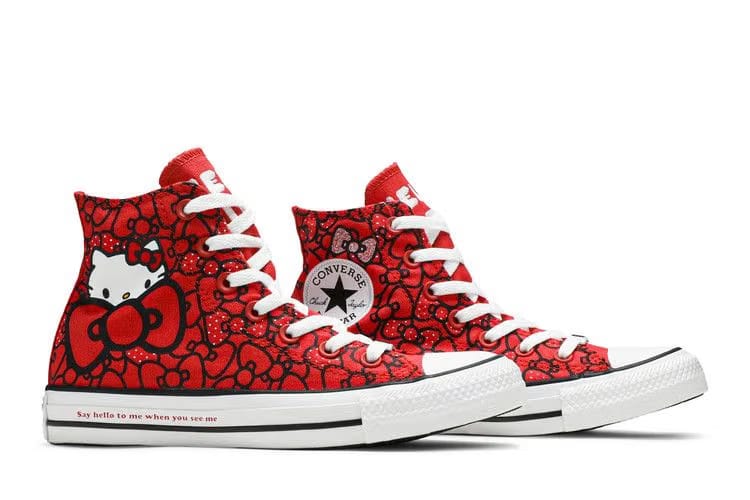 Converse Hello Kitty x Wmns Chuck Taylor All Star Hi 'Red'