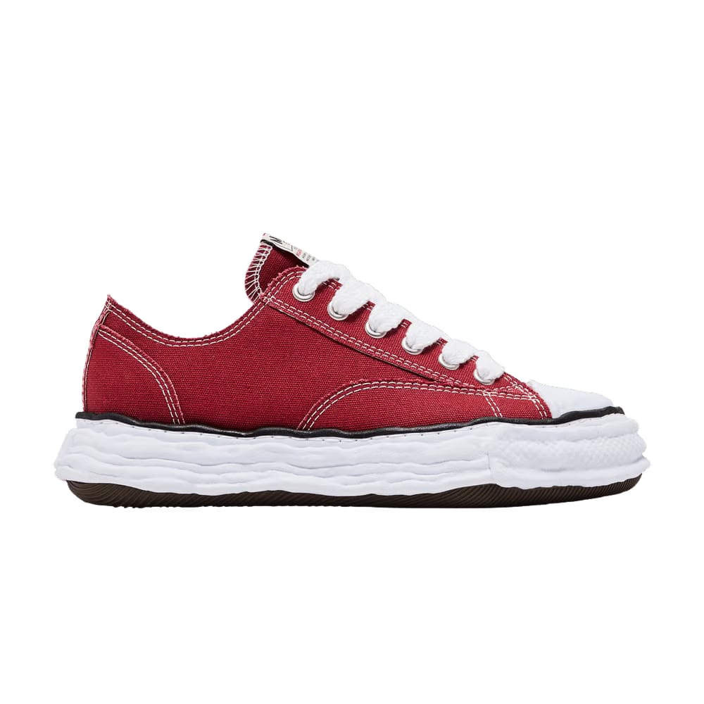 Maison Mihara Yasuhiro Peterson 23 OG Sole Canvas Low Bordeaux