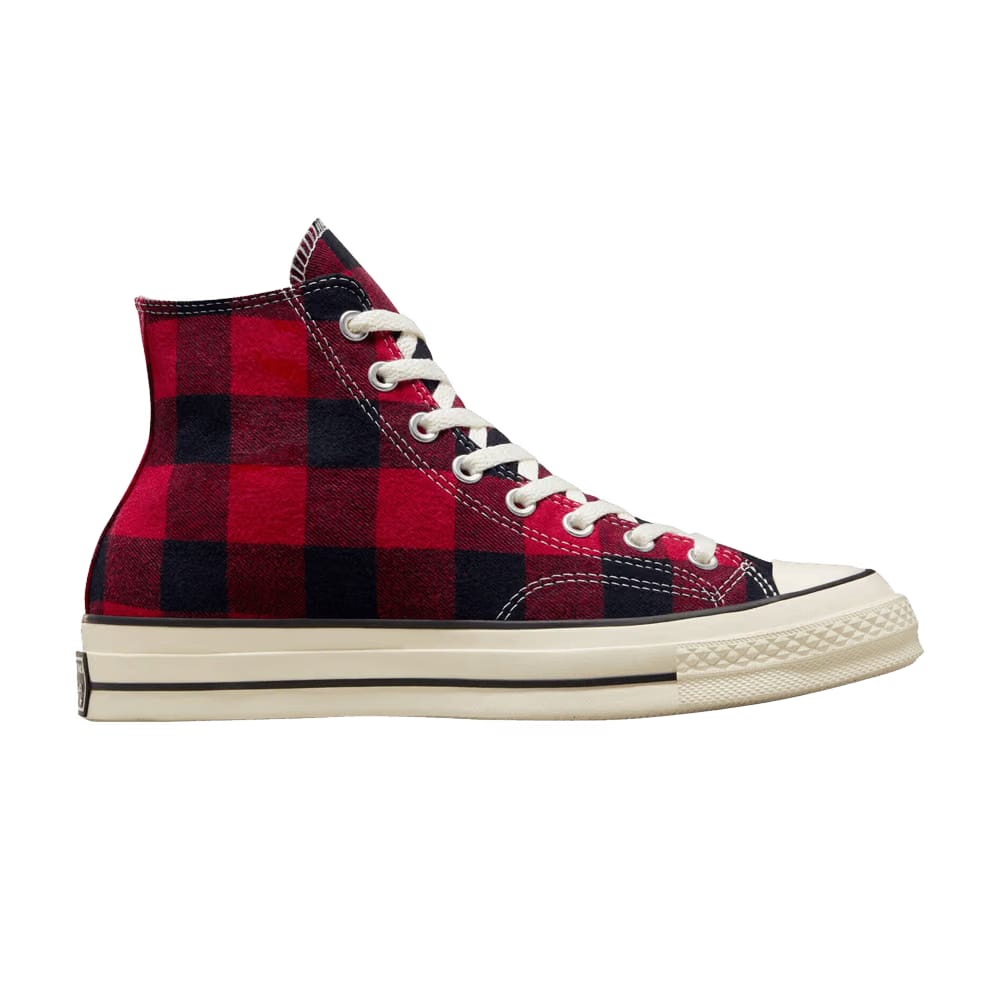 Beyond Retro x Converse Chuck 70 High Upcycled Flannel