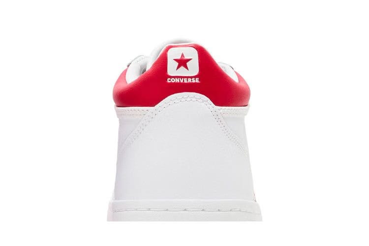 Converse Fastbreak Pro Leather Mid White Enamel Red