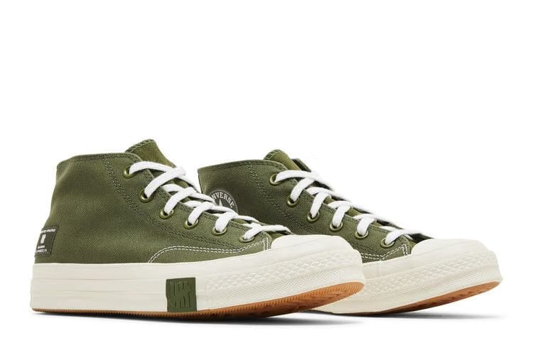 Undefeated x Converse Chuck 70 Mid Chive Parchment
