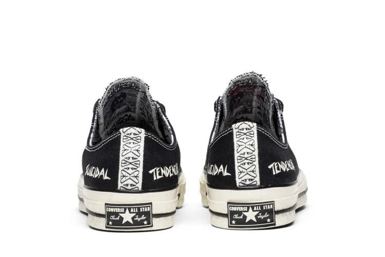 Suicidal Tendencies x Converse Chuck 70 OX Black White
