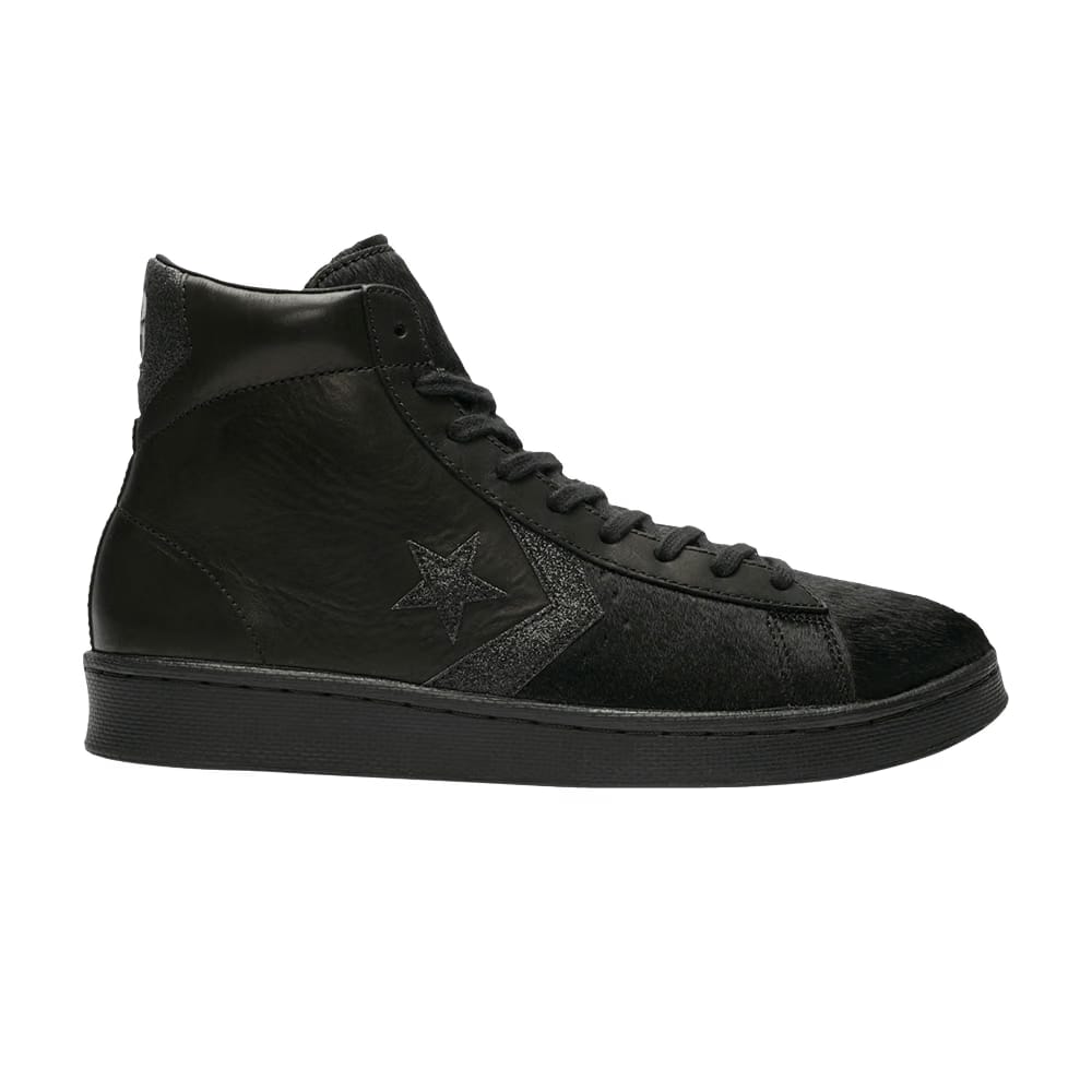 Converse Pro Leather Black Pony Hair