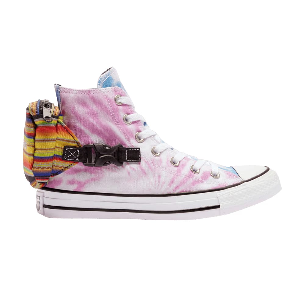 Converse Wmns Chuck Taylor All Star Buckle Up High 'Rainbow Tie-Dye'