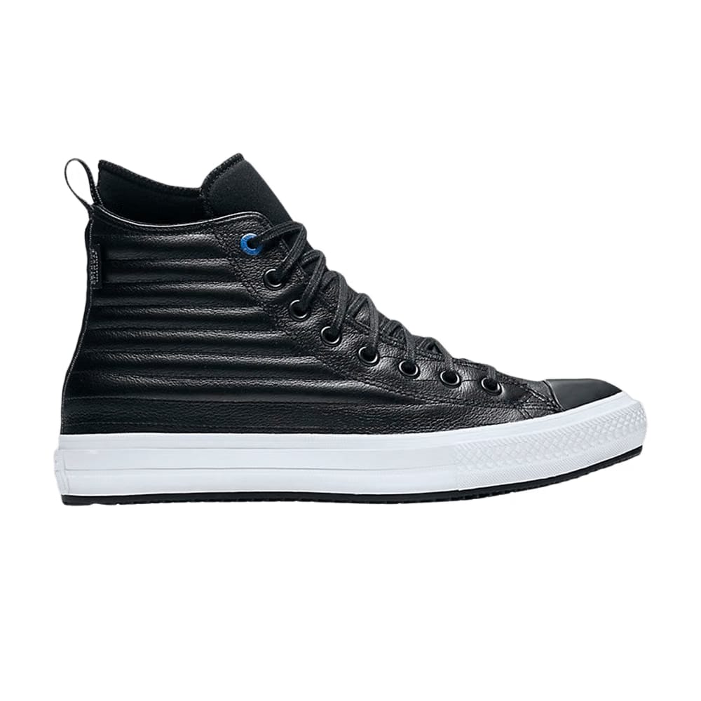 Converse Chuck Taylor All Star Waterproof Boot Quilted Black Blue Jay