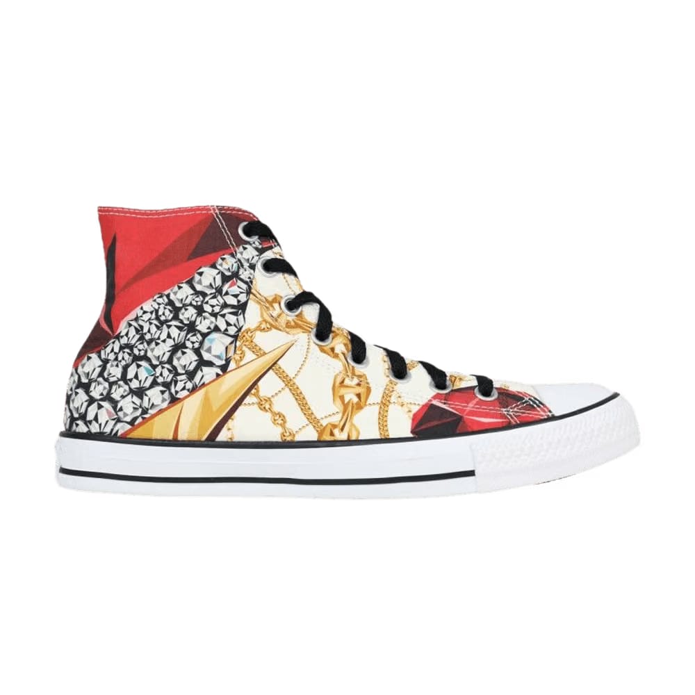 Converse Chuck Taylor All Star High Gold Chain Ruby