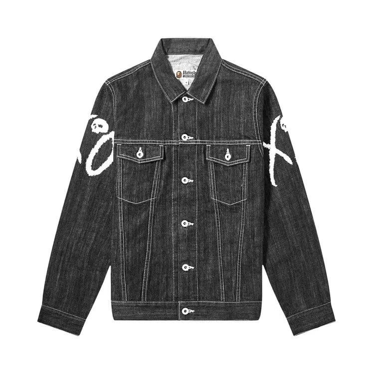 BAPE XO Denim Jacket Black