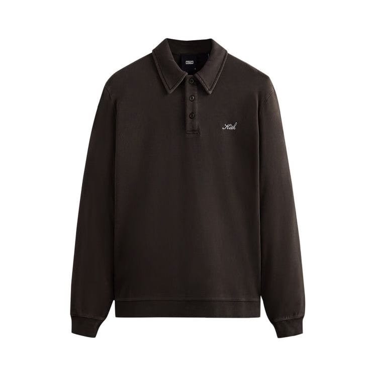 Kith Crystal Wash Interlock Harmon Rugby Pullover Kindling