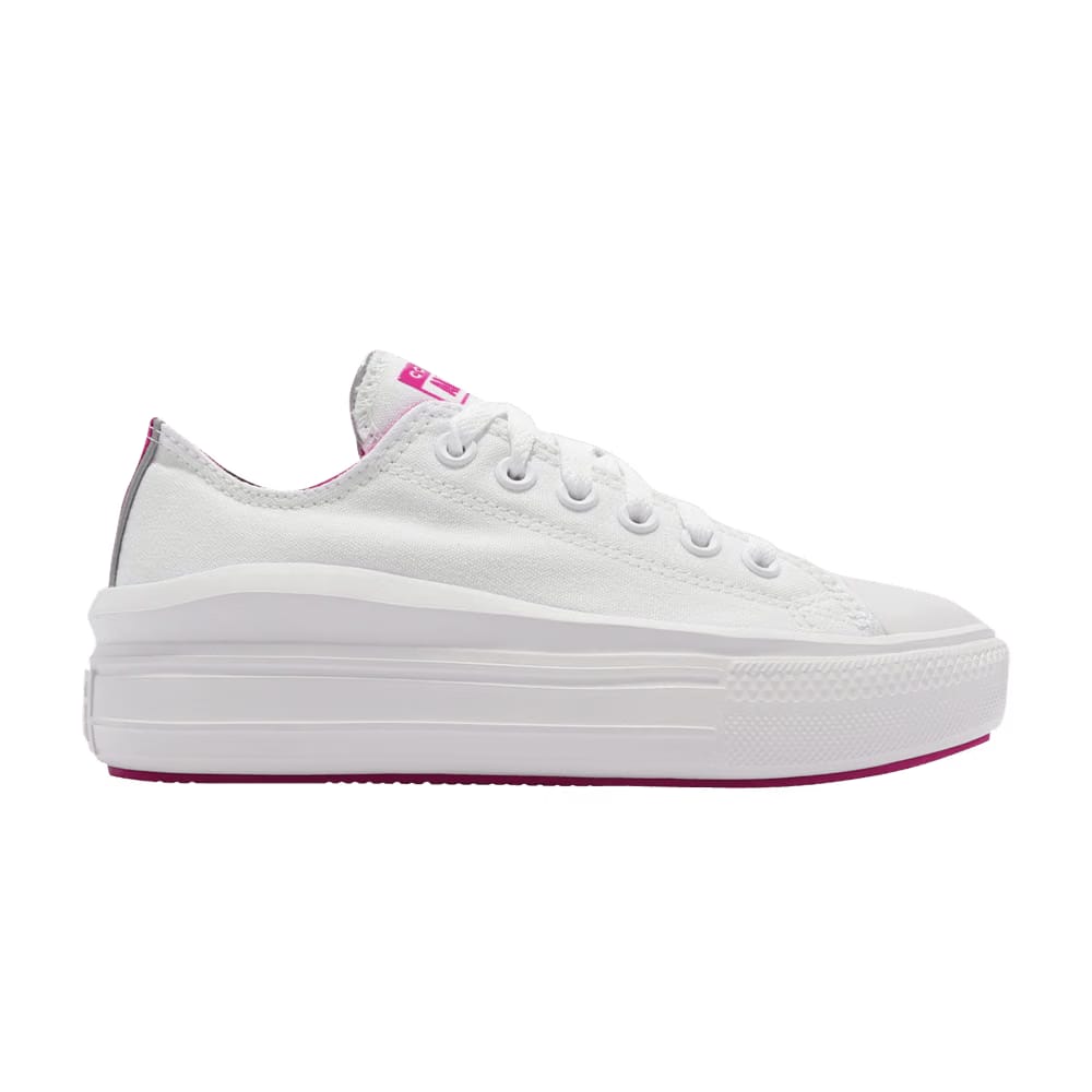 Converse Wmns Chuck Taylor All Star Move Low 'White Purple'