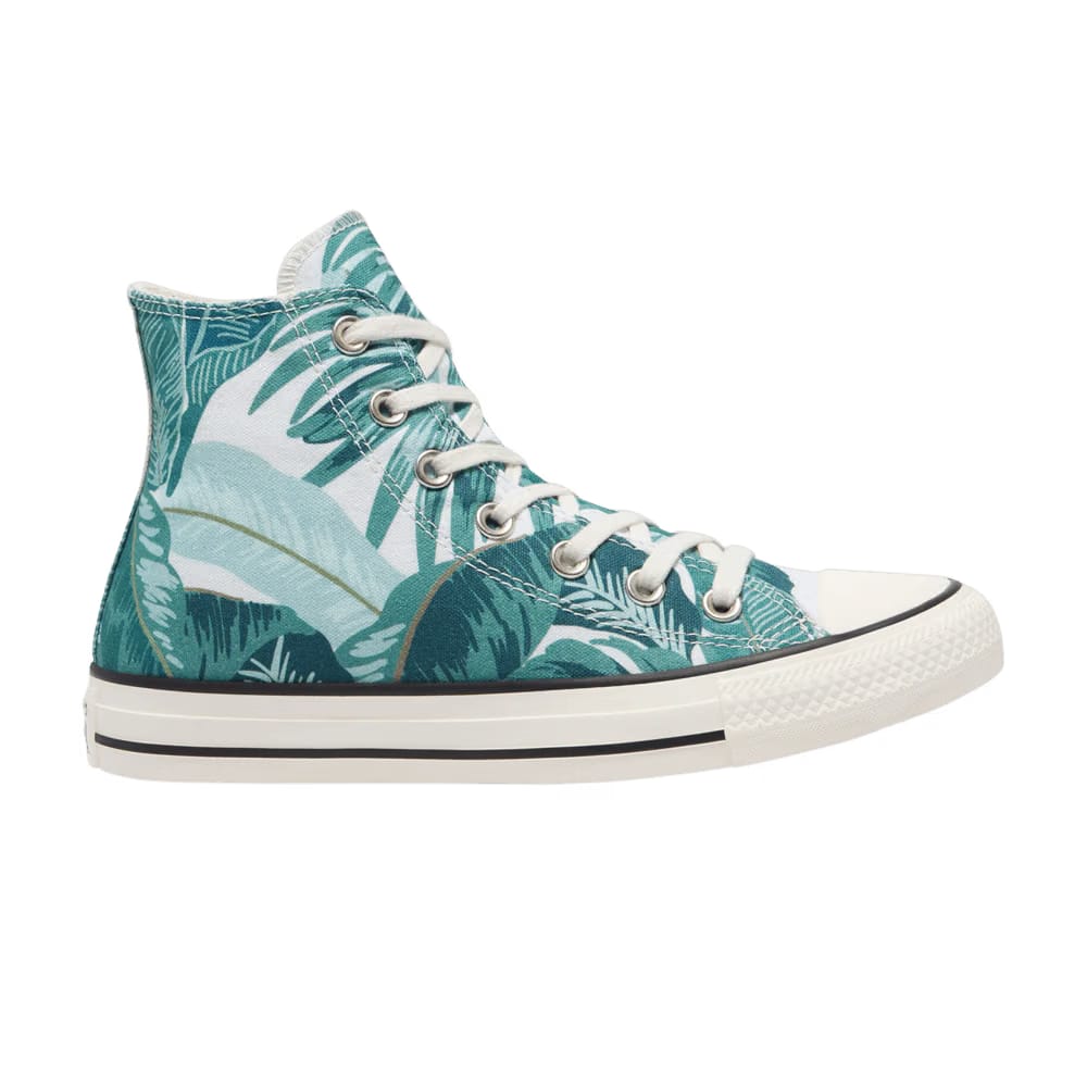Converse Chuck Taylor All Star High Jungle Scene - Green Floral Print